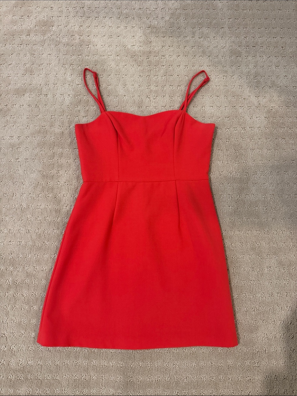 French Connection Red Spaghetti-Strap Mini Dress